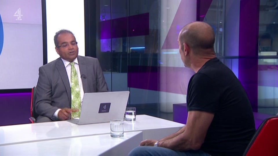 Broadcast still at 18m. Channel 4, Channel 4 News, 26 August 2026.