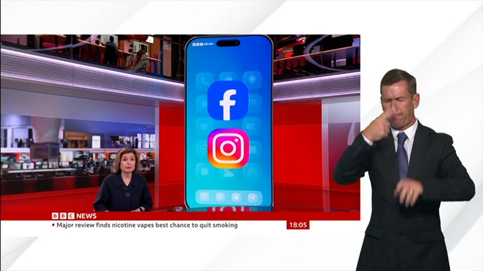Still from BBC News at 5:00