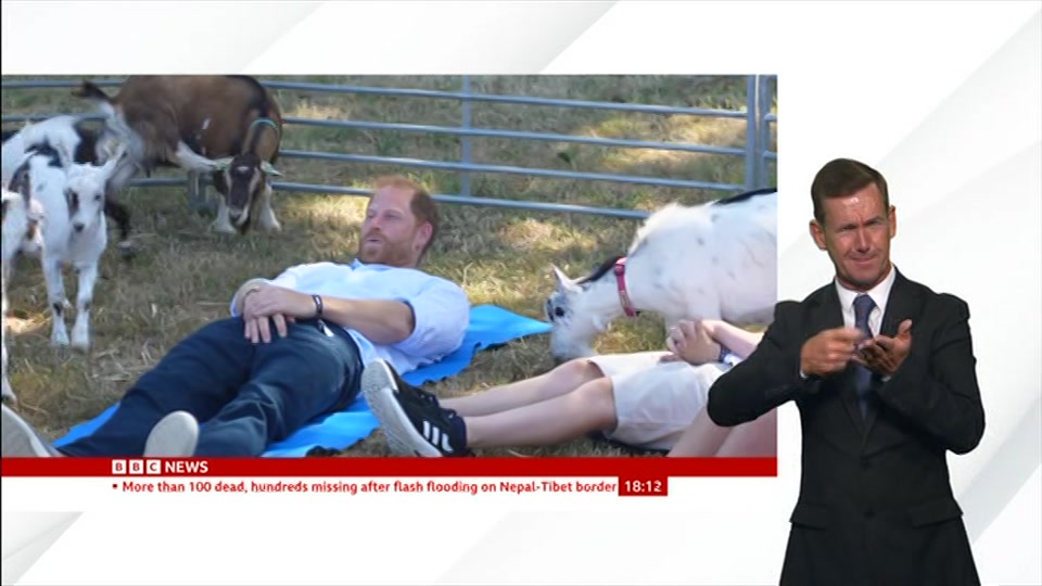 Still from BBC News at 12:00