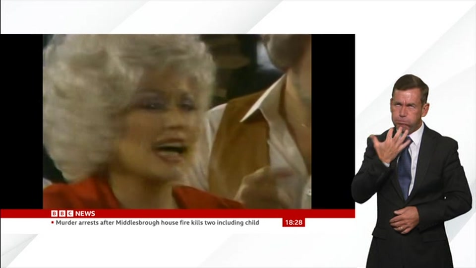 Broadcast still at 28m. BBC News, Signed: BBC News at Six, 26 August 2026.