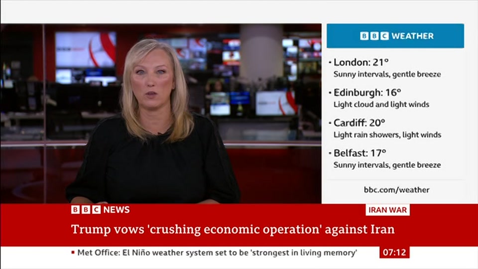 Still from BBC News at 12:00