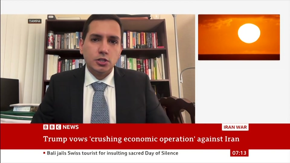 Broadcast still at 13m. BBC News, 21 August 2026.