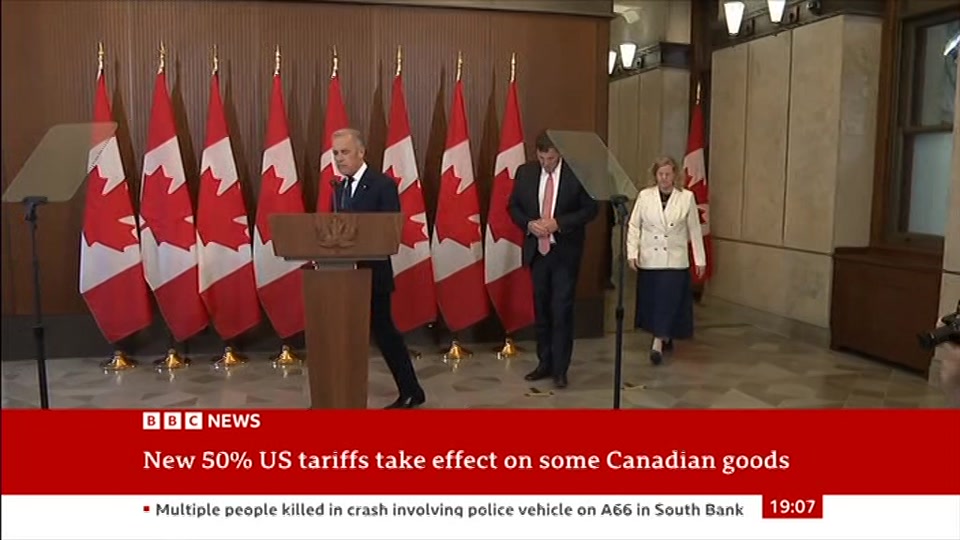 Still from BBC News at 7:00