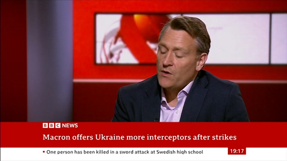 Still from BBC News at 17:00