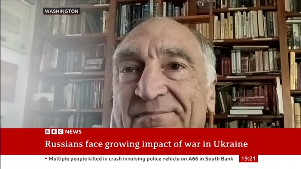 Still from BBC News at 21:00