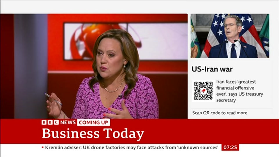 Still from BBC News at 25:00