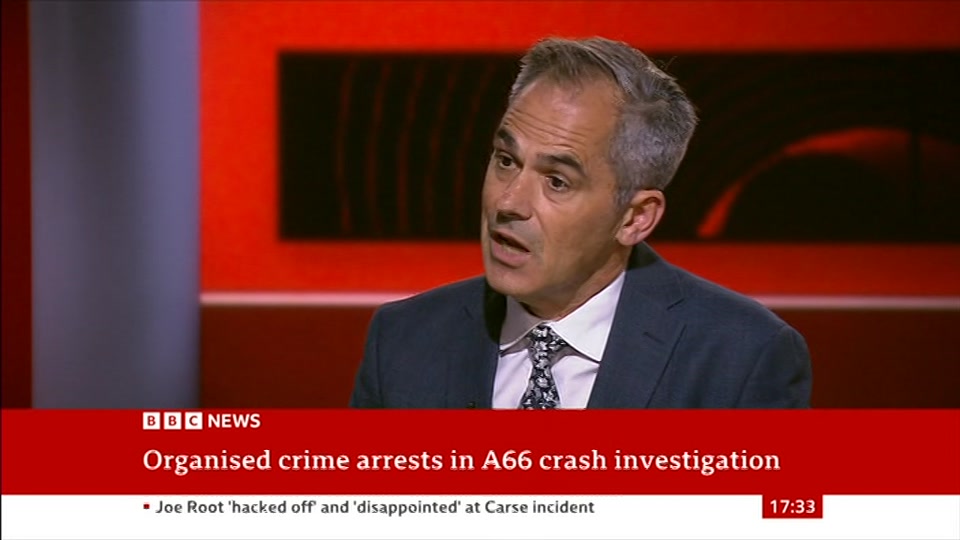 Still from BBC News at 3:00