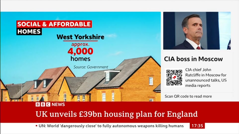 Broadcast still at 5m. BBC News, 25 August 2026.