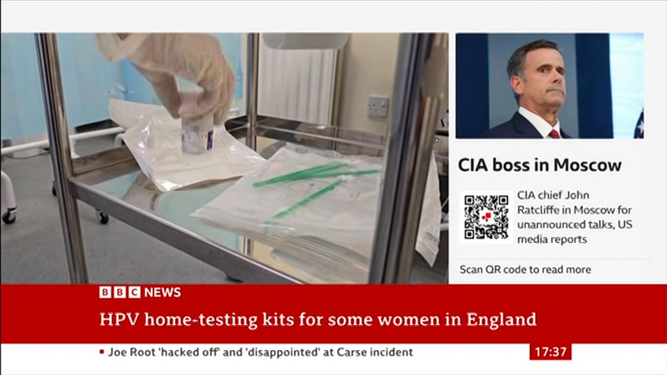 Still from BBC News at 7:00