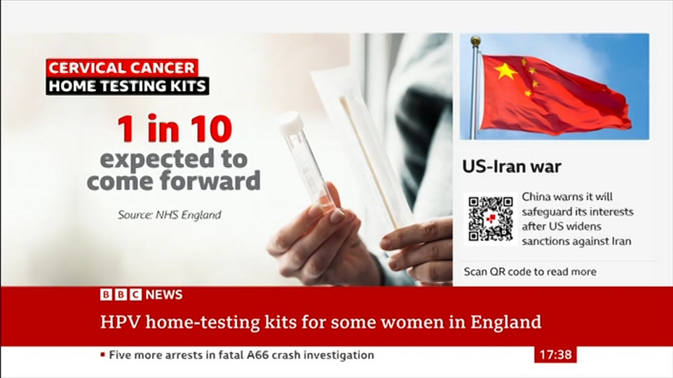 Still from BBC News at 8:00