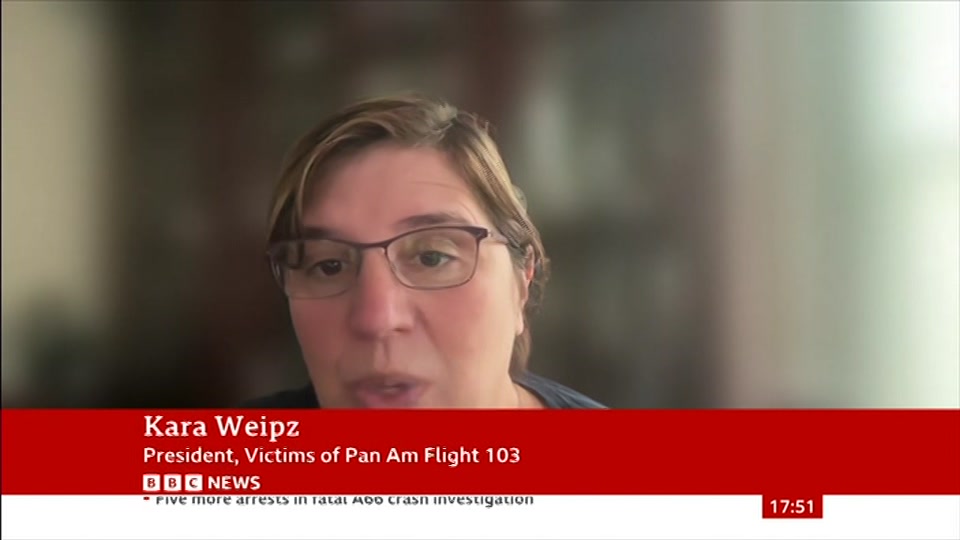 Broadcast still at 21m. BBC News, 25 August 2026.
