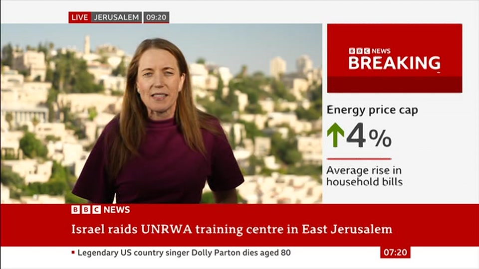 Still from BBC News at 20:00