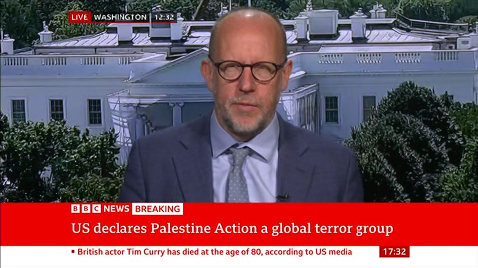 Broadcast still at 2m. BBC News, 26 August 2026.