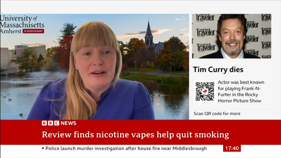 Broadcast still at 10m. BBC News, 26 August 2026.