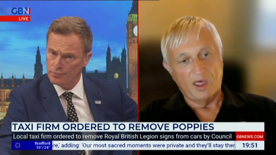 Broadcast still at 51m. GB News, New: GBN Tonight, 26 August 2026.
