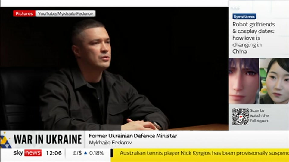 Still from Sky News at 6:00
