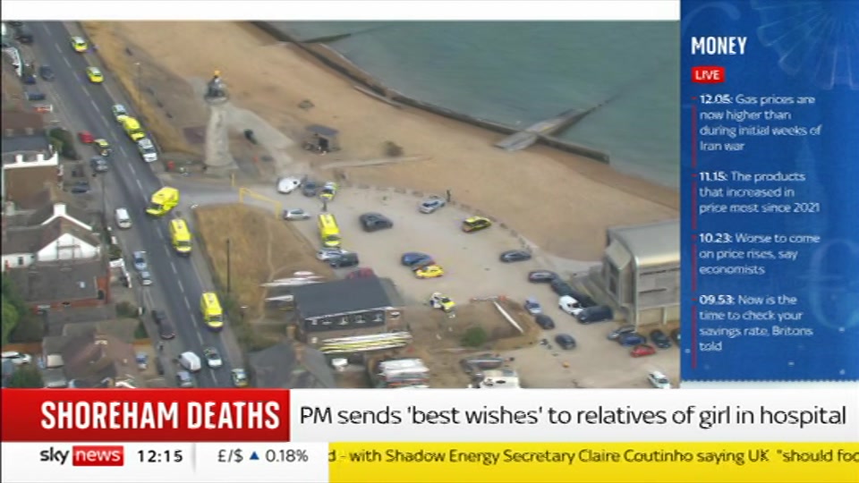 Broadcast still at 15m. Sky News, Sky News Today with Jayne Secker, 19 August 2026.