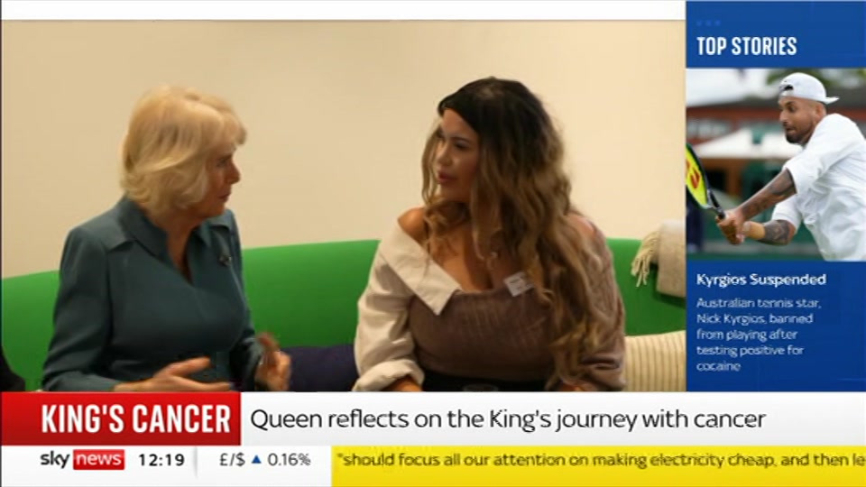 Broadcast still at 19m. Sky News, Sky News Today with Jayne Secker, 19 August 2026.