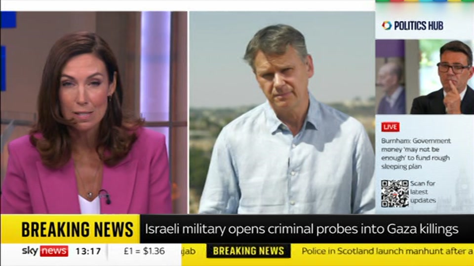 Still from Sky News at 17:00