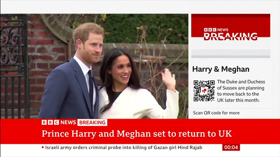 Still from BBC News at 4:00