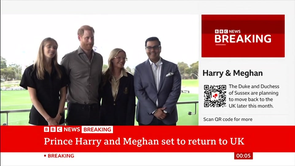 Still from BBC News at 5:00