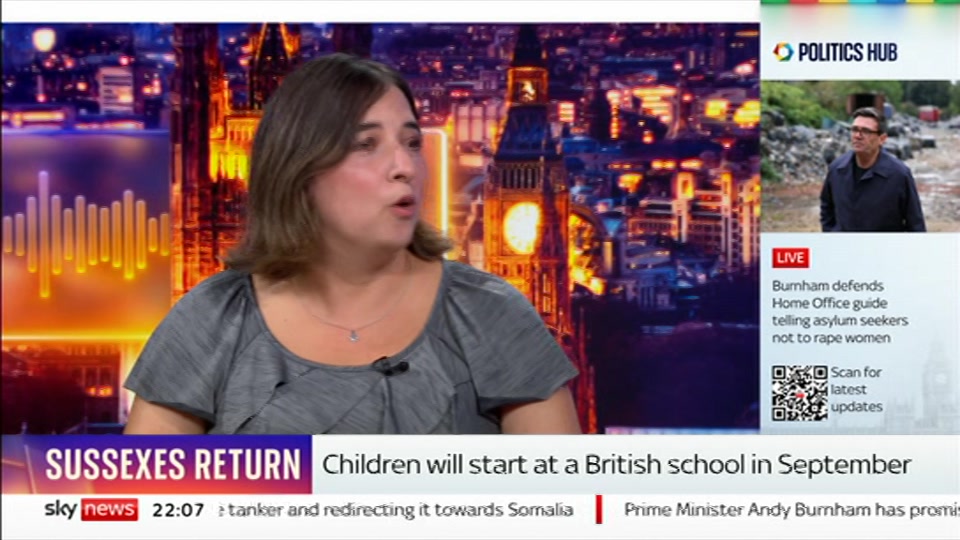 Broadcast still at 7m. Sky News, The Wrap With Anna Botting, 20 August 2026.