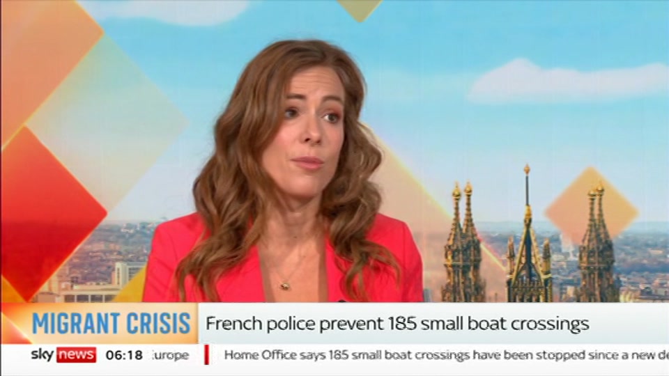 Still from Sky News at 18:00