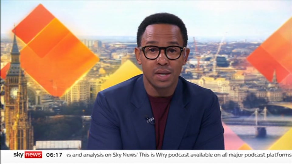 Still from Sky News at 17:00