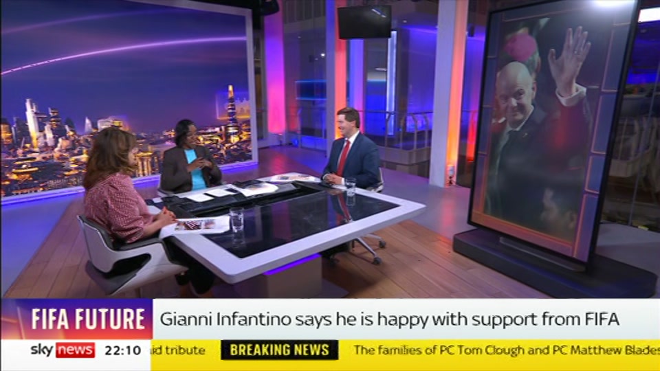 Still from Sky News at 10:00