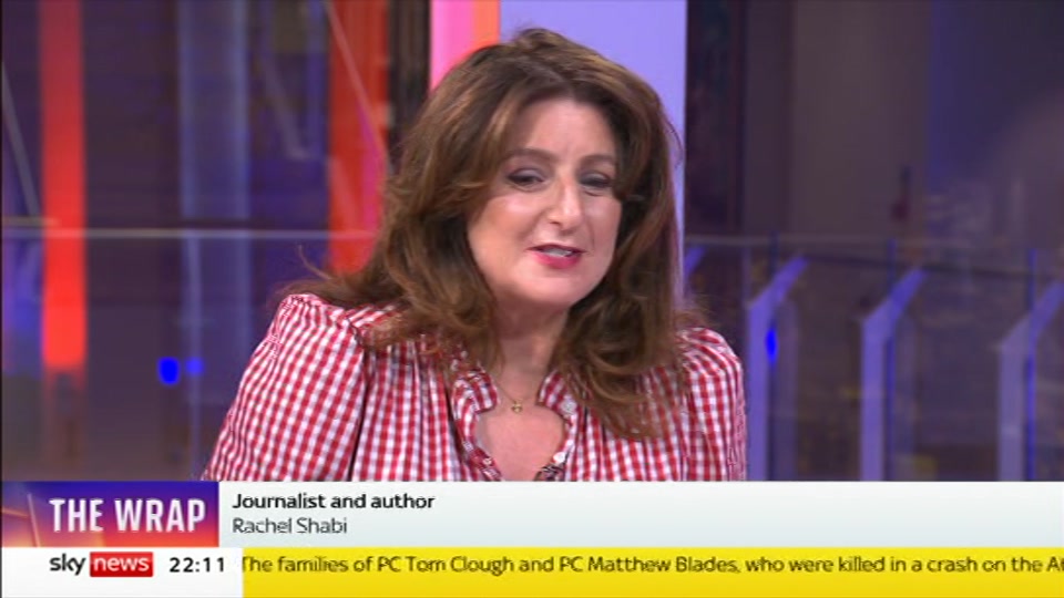 Broadcast still at 11m. Sky News, The Wrap With Gillian Joseph, 23 August 2026.