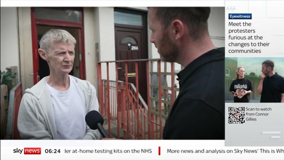 Broadcast still at 24m. Sky News, Mornings, 25 August 2026.