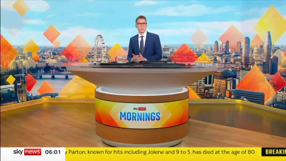 Still from Sky News at 1:00