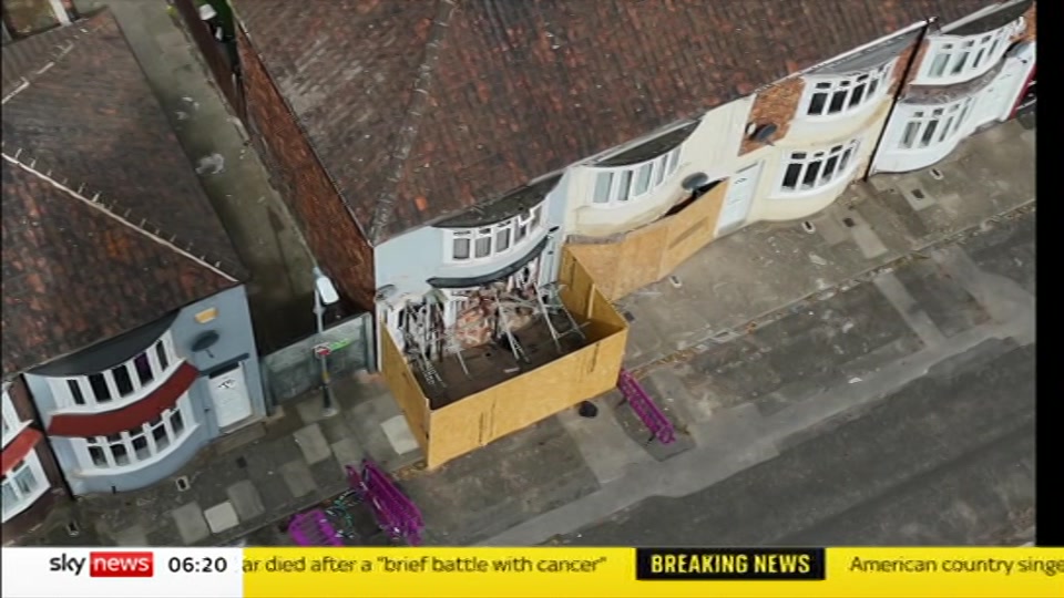 Still from Sky News at 20:00