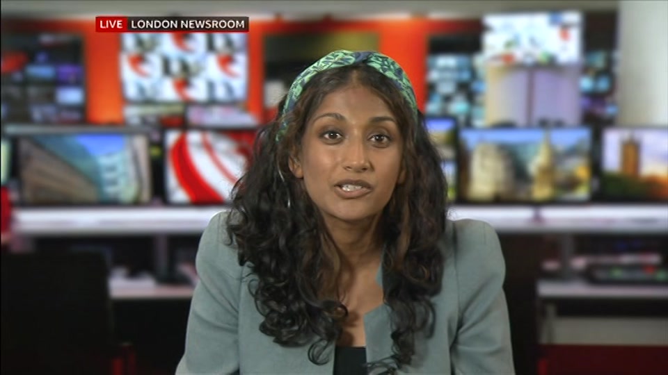 Broadcast still at 24m. BBC One, BBC News at One including..., 27 August 2026.