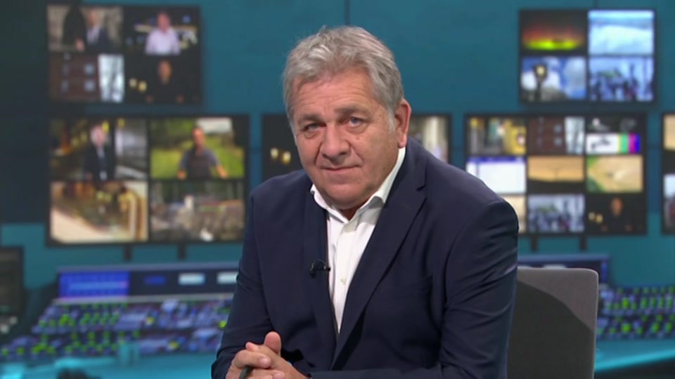 Broadcast still at 25m. ITV, ITV Evening News, 27 August 2026.