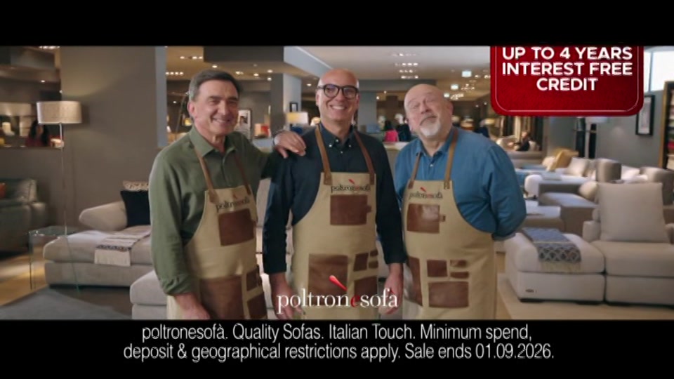 Broadcast still at 43m. ITV, ITV Evening News, 27 August 2026.
