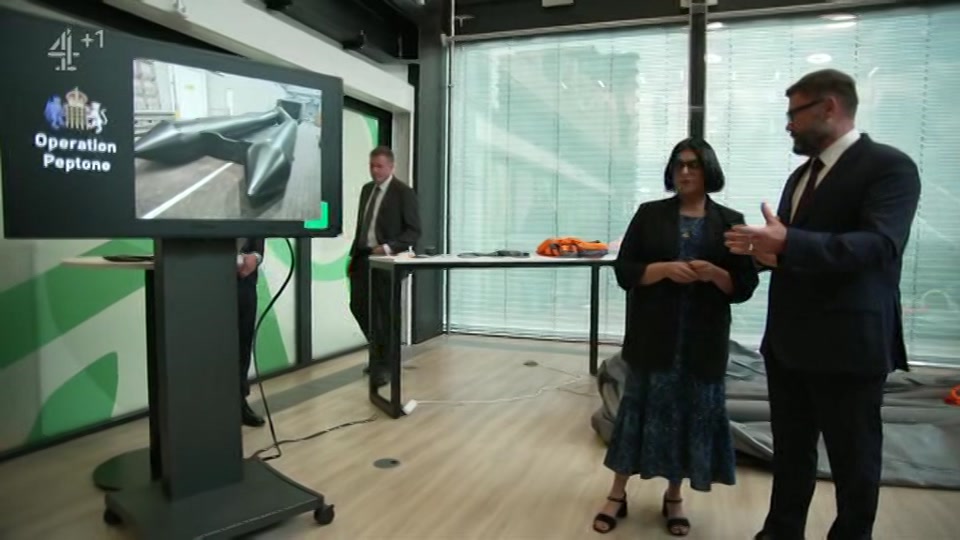 Broadcast still at 33m. Channel 4, Channel 4 News, 27 August 2026.