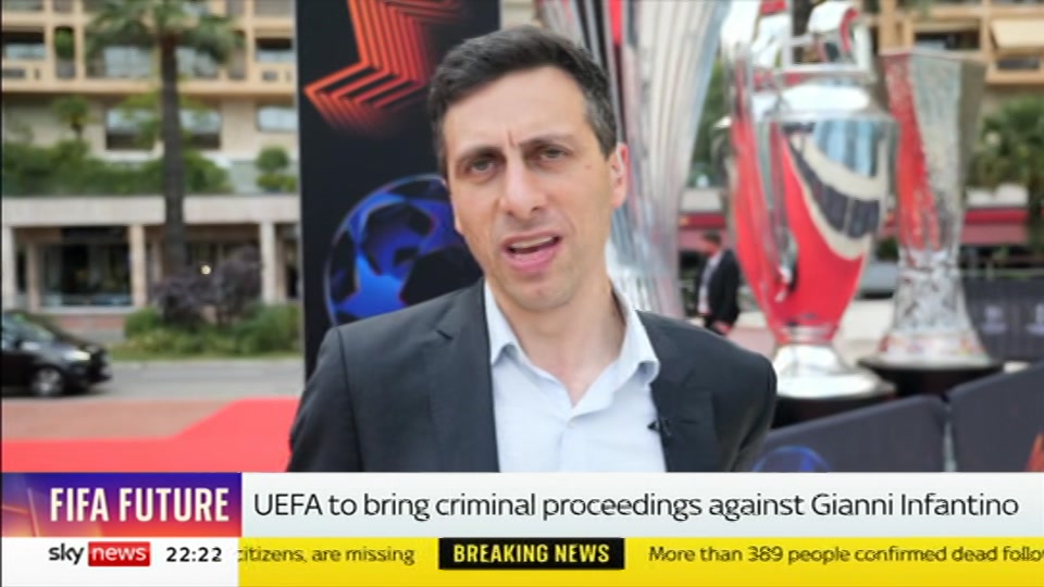 Still from Sky News at 22:00