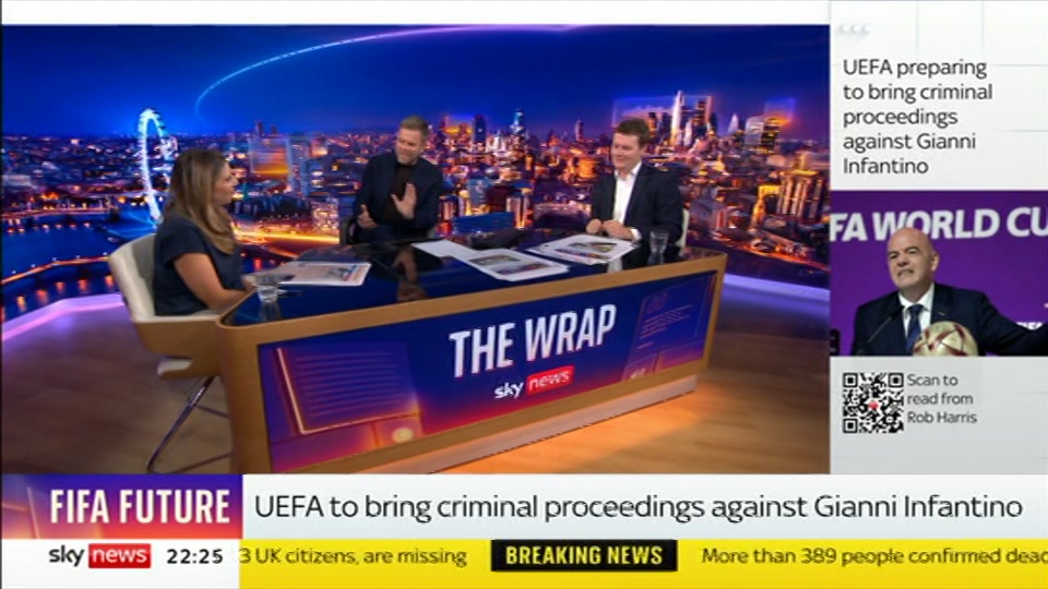Still from Sky News at 25:00