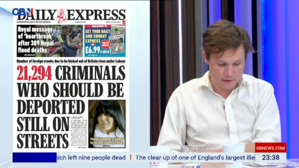 Still from GB News at 38:00