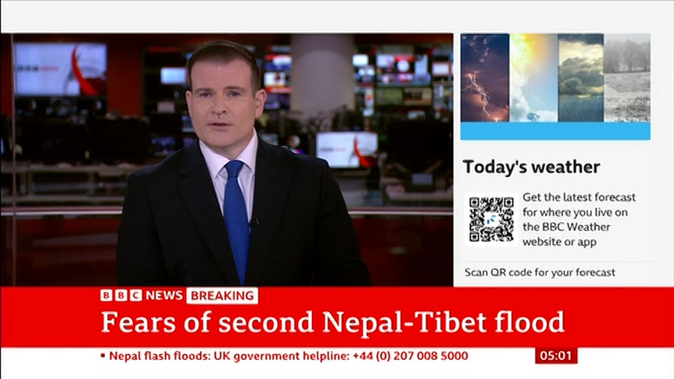 Still from BBC News at 1:00