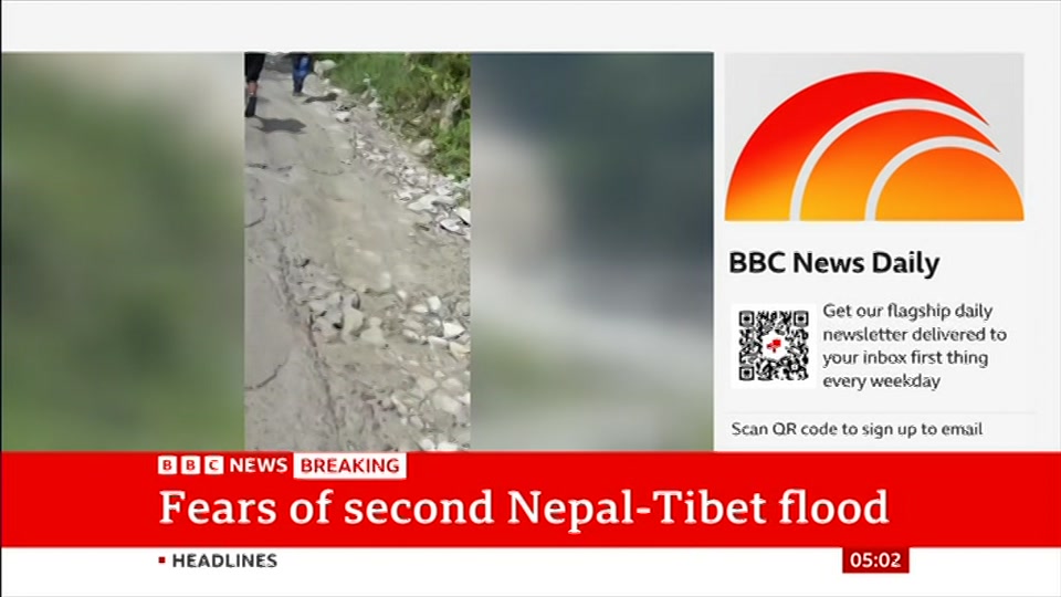 Still from BBC News at 2:00