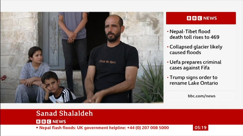 Broadcast still at 19m. BBC News, 28 August 2026.