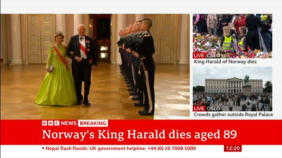 Still from BBC News at 20:00