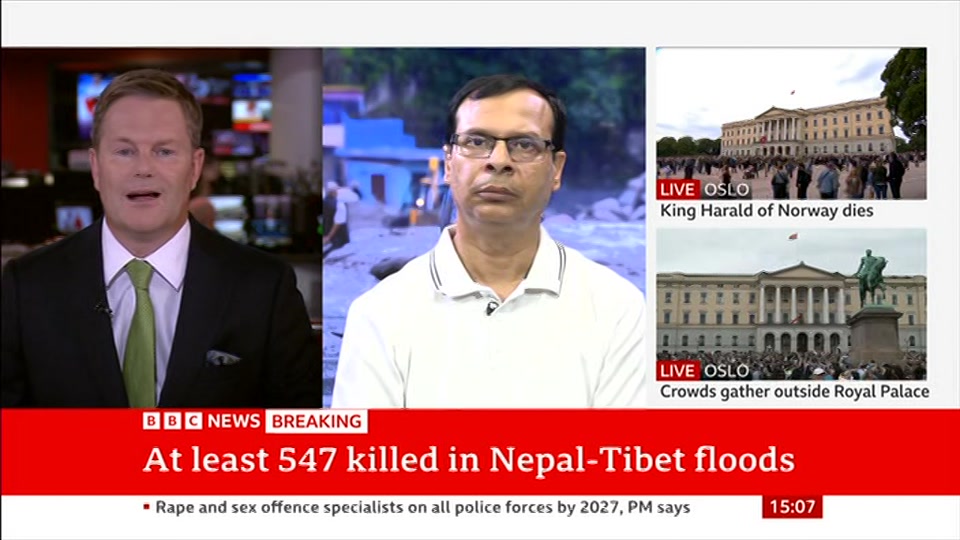 Broadcast still at 7m. BBC News, Verified Live, 28 August 2026.