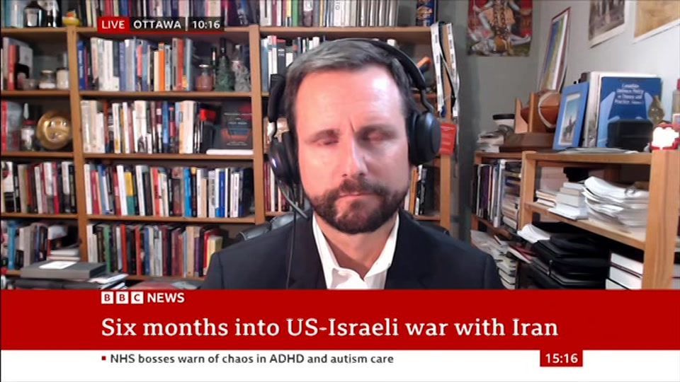 Still from BBC News at 16:00
