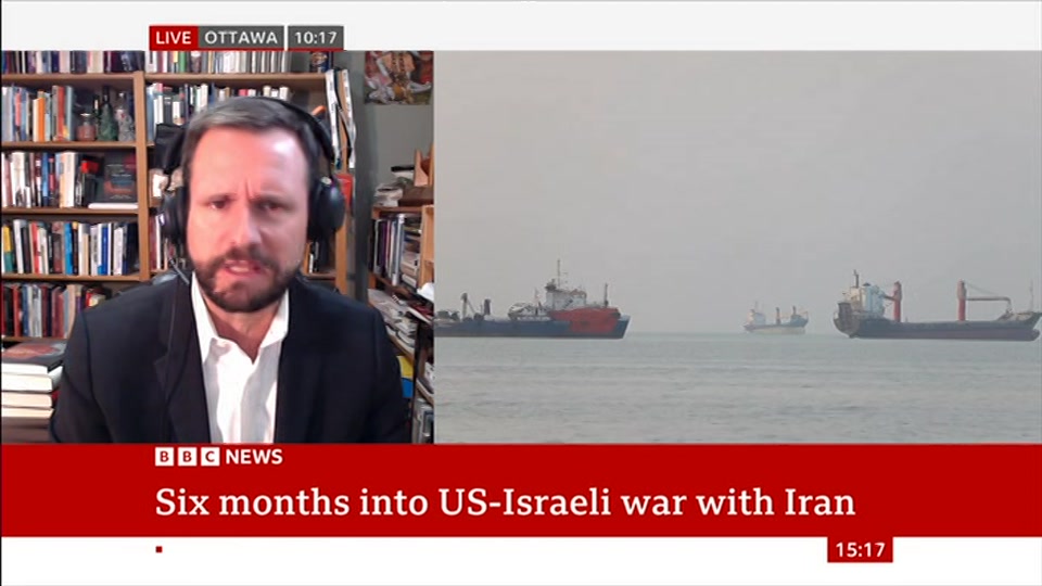 Still from BBC News at 17:00