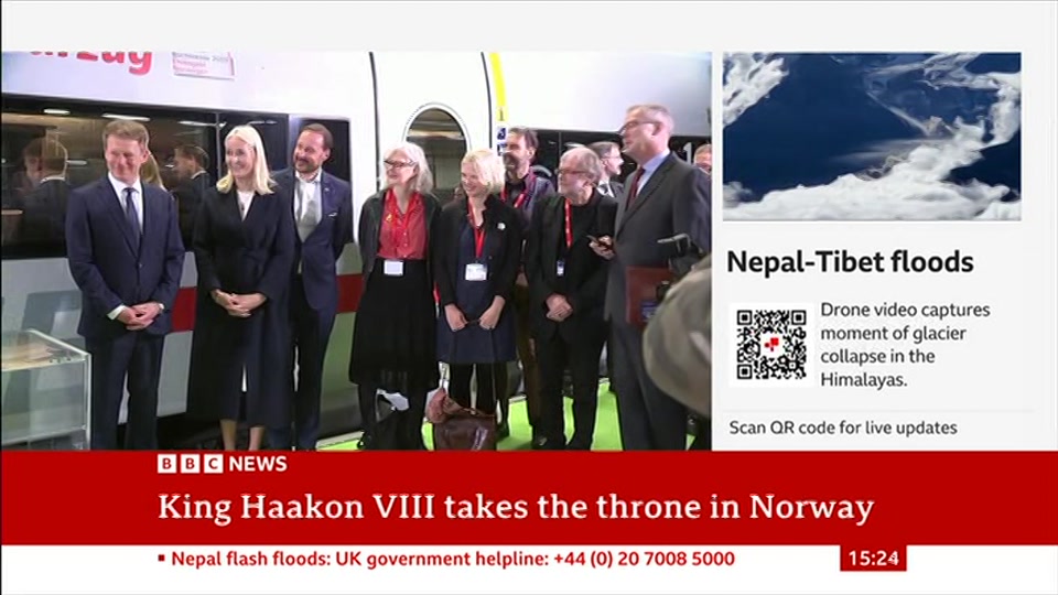 Broadcast still at 24m. BBC News, Verified Live, 28 August 2026.