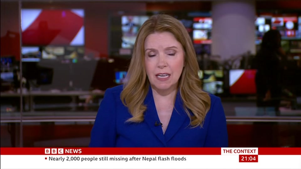 Still from BBC News at 4:00
