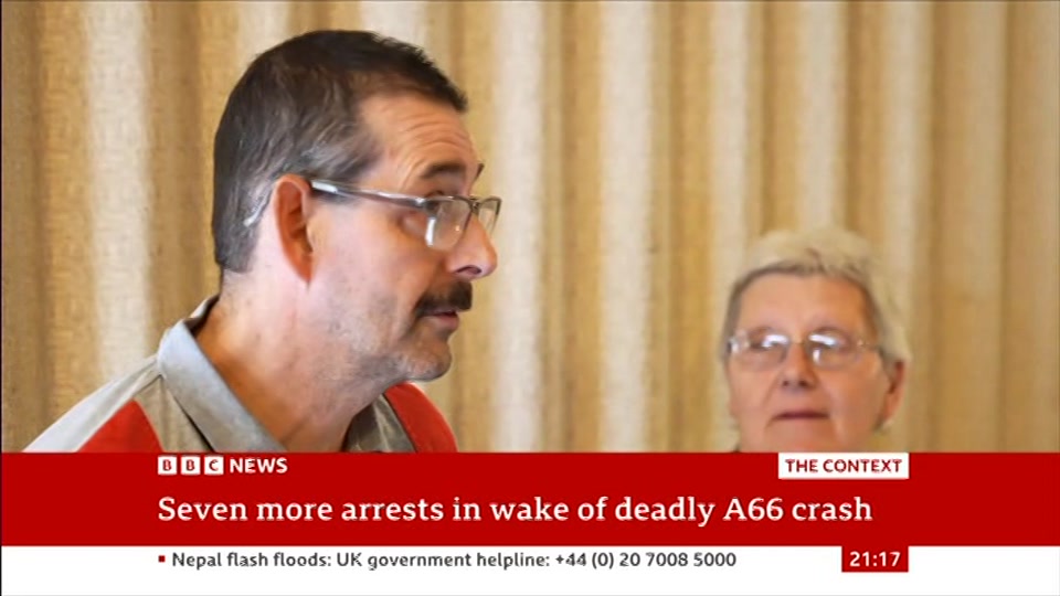 Broadcast still at 17m. BBC News, The Context, 28 August 2026.